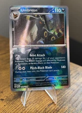 Pokémon Umbreon TCG Prismatic Evolutions Master Ball Reverse Holo Card 059/131