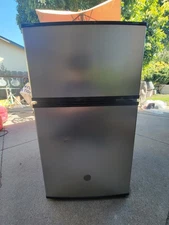 GE Black Mini Fridge With Freezer | 20in. Width - 33in Length