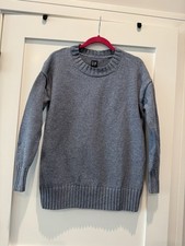 GAP Oversized Long sweater women Crewneck Light Blue