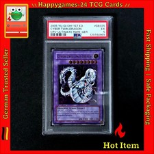 PSA 5 - Cyber Zwillings-Drache – 1. Auflage - CRV-DE035 – PSA 8 – UR /P75