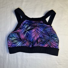 Kaia Girls Size 12 Multicolor Crop Top Dancewear