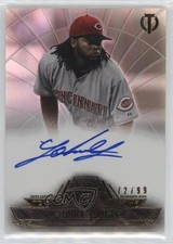 2014 Topps Tribute to the Pastime Auto 72/99 Johnny Cueto #TPT-JC Auto 9vp