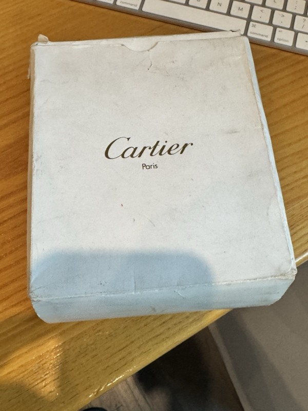 New GENUINE Cartier Watch Box Case  W/ All Accessories Shown