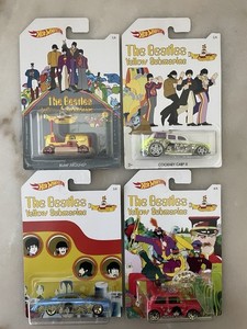 Hot Wheels ビートルズ ミニカー 4台セット Hot Wheels Beatles Set | eBay