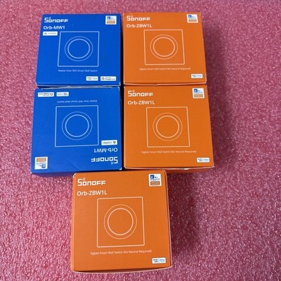SONOFF Orb-MW1 Matter Smart Wall Switch, 2,4GHz WLAN, 1-Gang Lichtschalter, Neut
