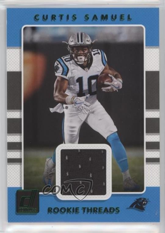 2017 Panini Donruss Rookie Threads Green Curtis Samuel #12 RC rf2