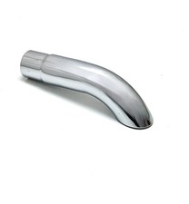 Exhaust Tip 1.75 Inlet 2.00 X 9.00 Wntdcr175-ss Turndown Chrome 304 Stainless St Exhaust Tip 1.75 Inlet 2.00 X 9.00 Wntdcr175-ss Turndown Chrome 304 Stainless St