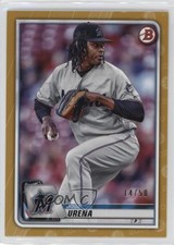2020 Bowman Gold 14/50 Jose Urena #60 0a3