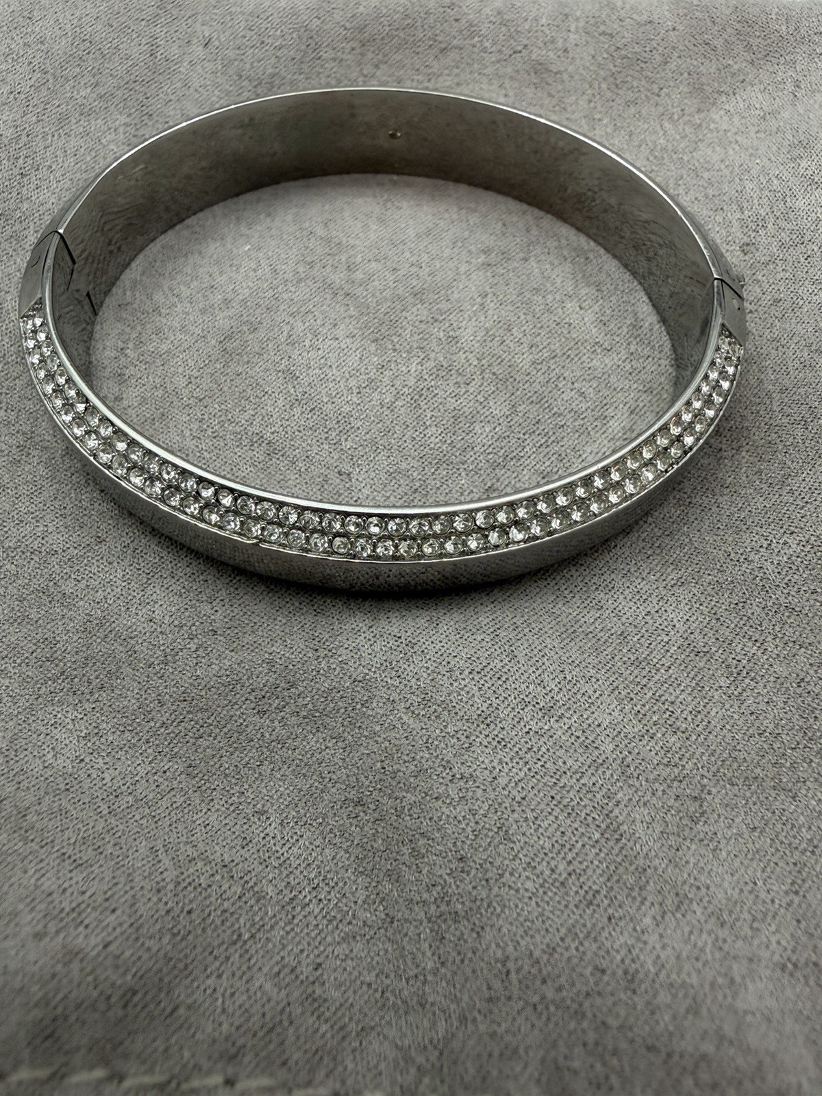 Michael Kors Silver Stackable Bangle Bracelet Sna… - image 3