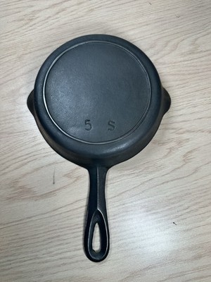 Birmingham Stove & Range Red Mountain 5S Cast Iron Skillet BSR 5 S HTF