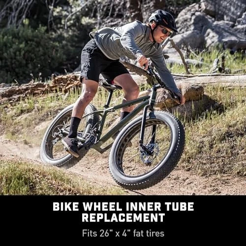 Mongoose Fat Tire Bike Tube, Schrader Valve, 26 x 4 inch , Black - Image 4 of 4