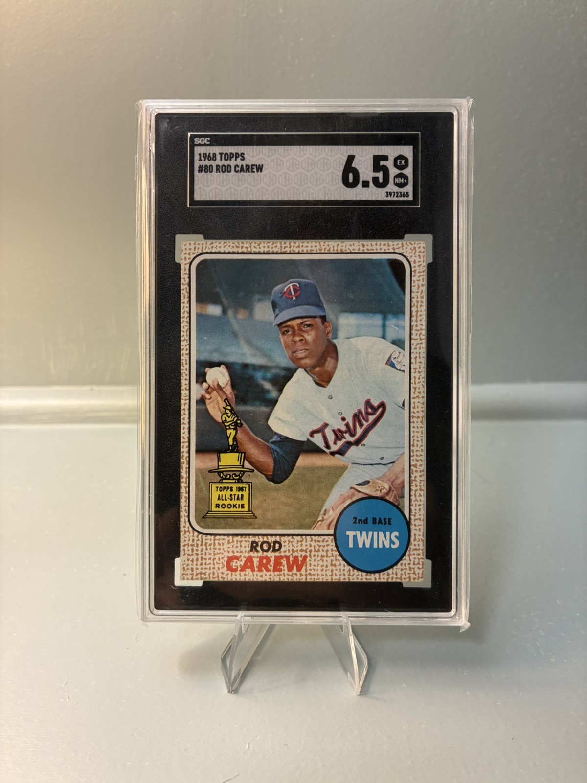 1968 Topps - Rod Carew #80 SGC 6.5