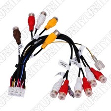 1 X 24Pin Car Audio RCA Wire Harness For Pioneer Avic-F900Bt Avic-F90Bt