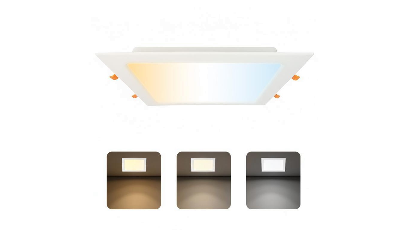 8683684228667 Oprawa podtynkowa downlight LED, 30W, 3000lm, IP20, CCT, kwadratow