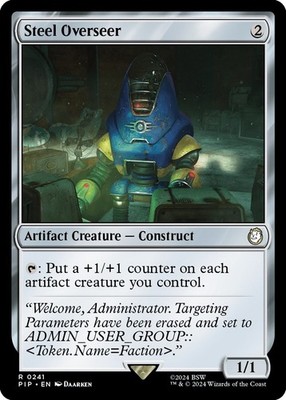 Steel Overseer - Foil NM MTG Universes Beyond: Fallout