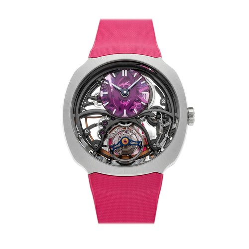 H. Moser & Cie. Streamliner Cylindrical Tourbillon Skeleton 6811-1202 42.3 mm Skeleton Dial