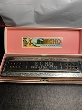 Vintage Hohner The Echo Harp- 56/96 CG Echo Harp Dbl Sided Harmonica Steel Reed