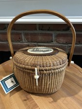 VTG Stephen Barlow Nantucket basket Purse