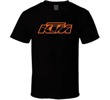 KTM Orange Print T Shirt New S-5XL 2025