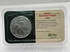 Littleton 2002 American Eagle 1 oz Silver Coin Sealed W/Rim Toning #B0185