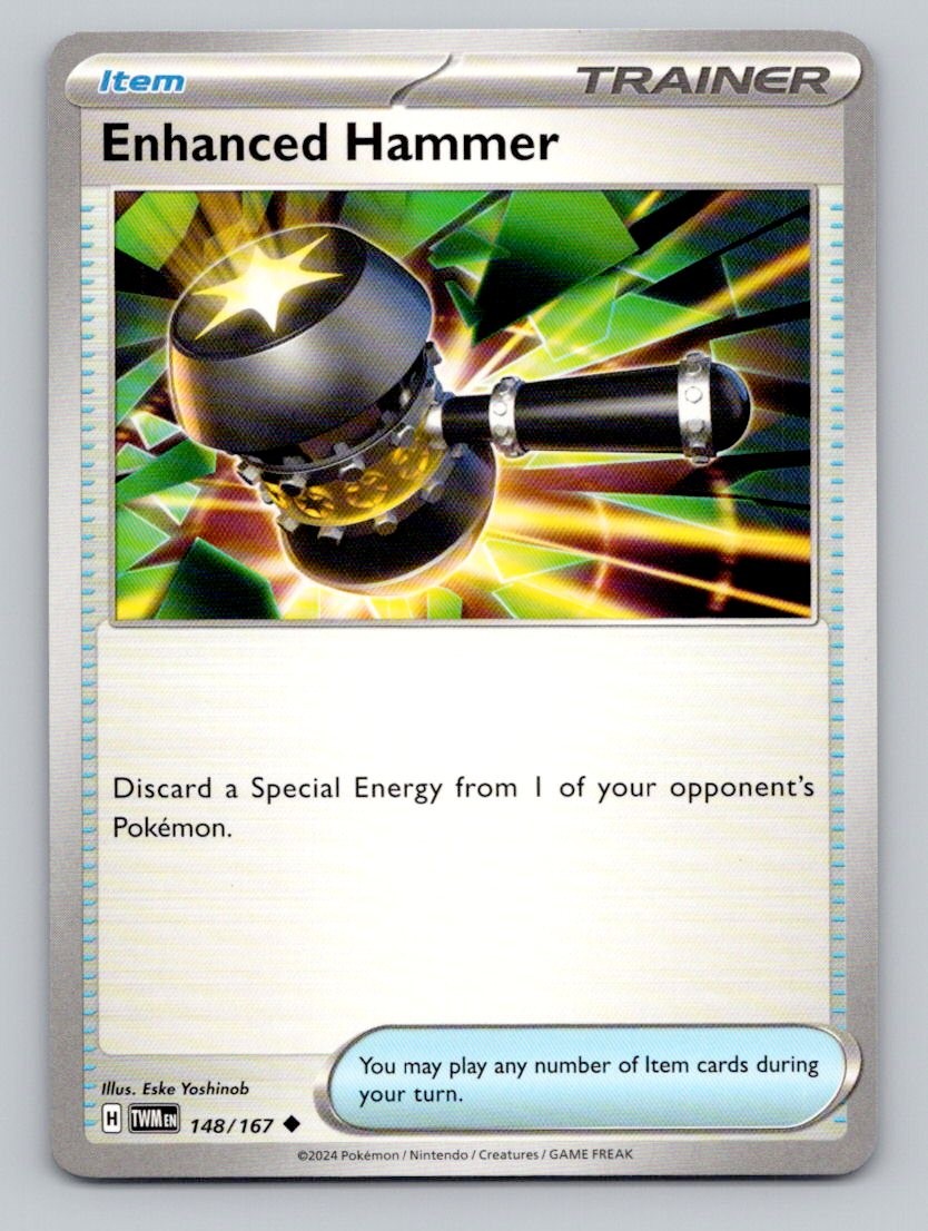 Enhanced Hammer #148/167 Uncommon SV06: Twilight Masquerade Pokemon