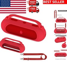 Stylish Silicone Protective Case with Shoulder Strap for Beats Pill 2024