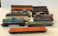 Lot of 11 Vintage HO Scale Freight Cars/Rolling Stock Lot As IS Freight Hopper