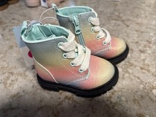 Toddler Girls' Amaya Lace-Up Combat Boots - Cat  Jack Size 5 NWT