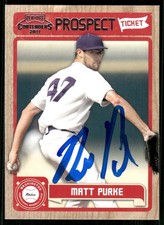 2011 Playoff MATT PURKE Signed Card autograph auto NATIONALS