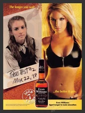 Evan Williams Aged & Years Gets Better Alcohol 2000s Print Advertisement Ad 2005