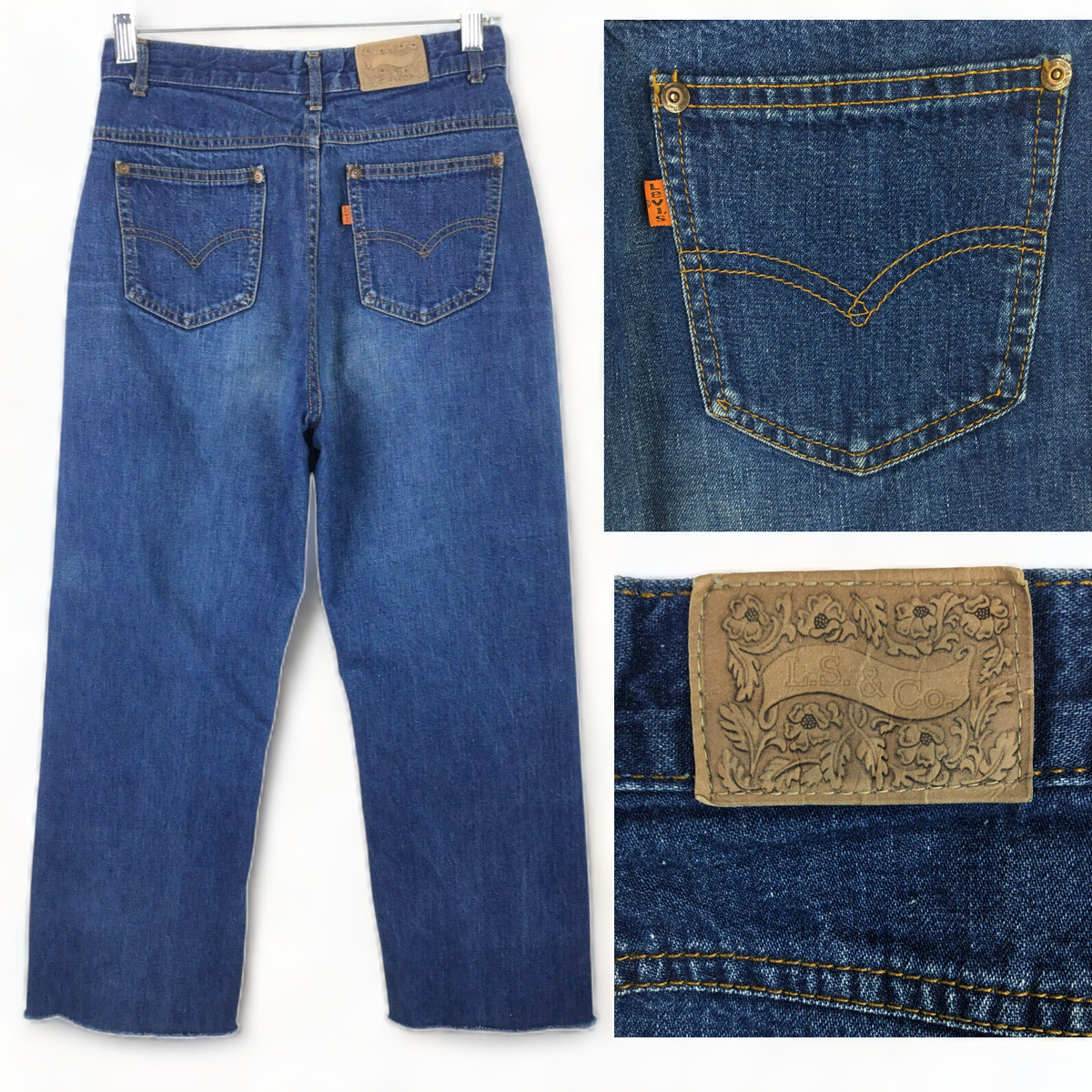 Levi’s Vintage Denim VTG 80's Levi's 685 Jeans Women's Size 24X24 Orange Tab Blue