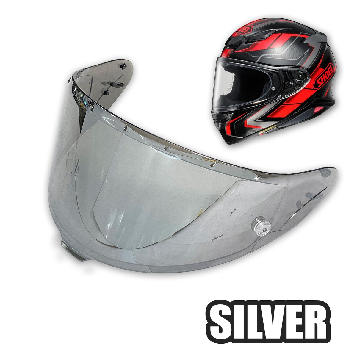 セキュリティ・セーフティ SHOEI X8SP2/Criville XL FRW Pinlock Helmet Visor x1 Silver For Shoei Z8 RF-1400 NXR