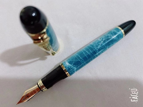 Jinhao X450 Pen 0.7mm Broad Nib 18KGP Golden Trim Fountain Pen U Pick Color - Picture 6 of 108