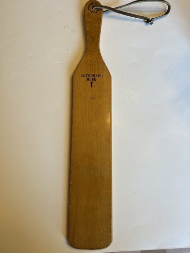 Vintage 1946 Texas A & M Sigma Alpha Epsilon Fraternity Paddle 22" Old Hickory - Picture 3 of 8