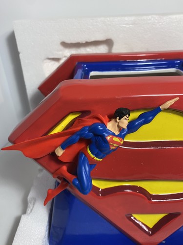 Superman Cookie Jar Ltd. Edition 8" Vandor Ceramic #719/2400 DC Comics - Picture 4 of 15