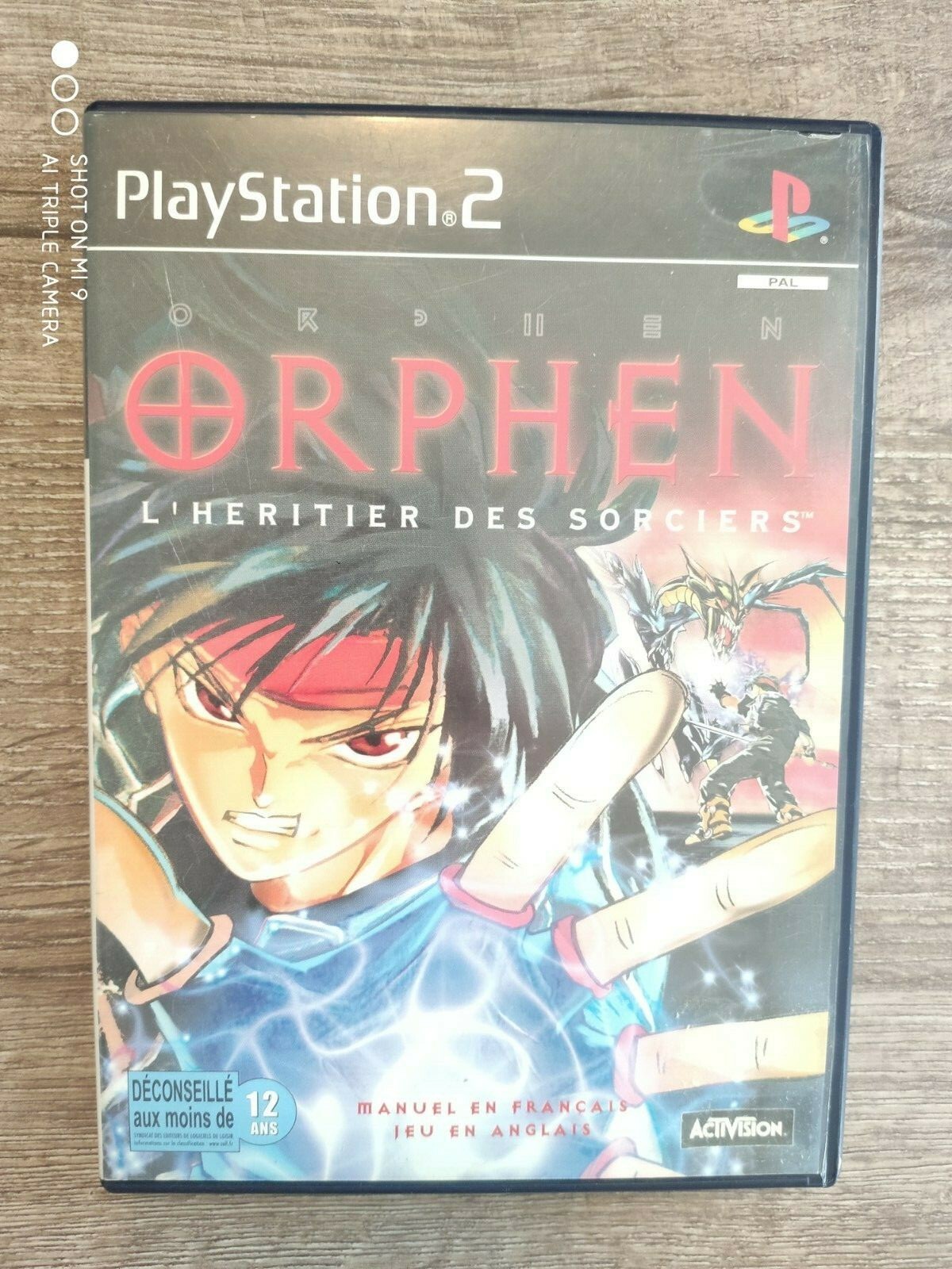 orphen l'héritier des sorciers activision jeu game PS2 playstation 2 sony PAL