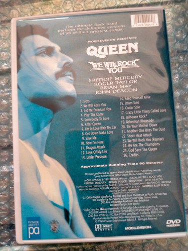 We Will Rock You by Queen DVD- Region 1 USA free post - Picture 2 of 2