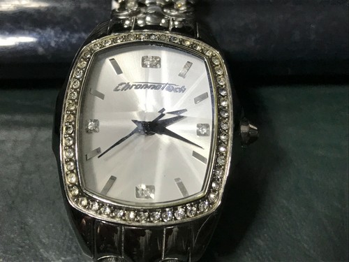 OROLOGIO CHRONOTECH VETRO PRISMATICO.CON STRASS. BELLISSIMO | eBay