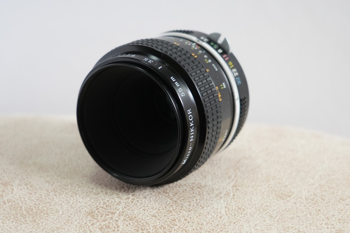 極美品 Nikon Ai Micro NIKKOR 55mm f3.5 Nikon Ai Micro Nikkor 55mm F3.5 Macro Lens 1019167 [Near Mint