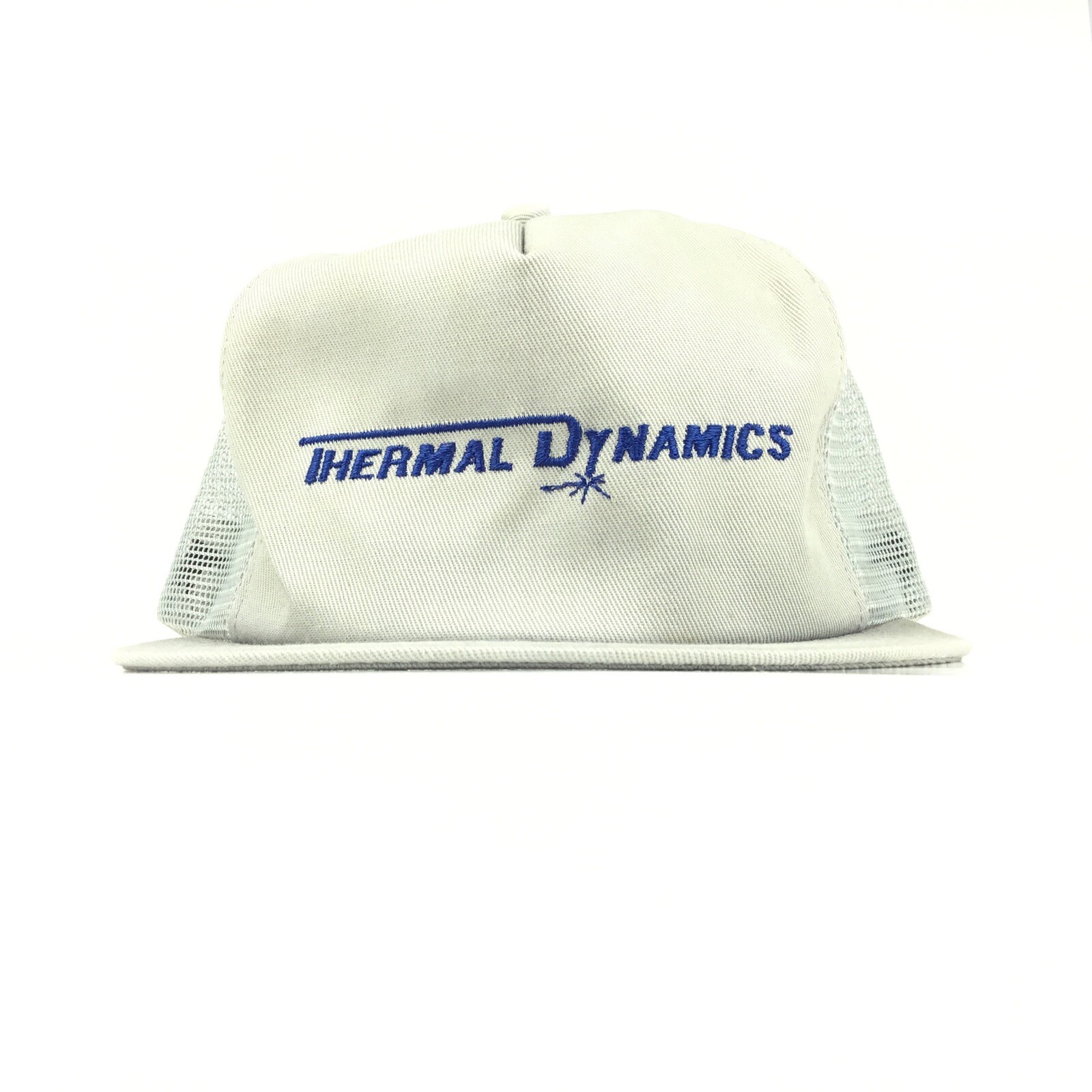 Gray Trucker Baseball Cap by Thermal Dynamics, Made in USA, Mens Snapback Size