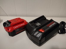 New Craftsman V20 CMCB104 & CMCB204 4.0Ah 20 Volt Battery & Charger Combo