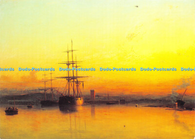 D011690 Dead Calm. Sunset at the Bight of Exmouth. Francis Danby