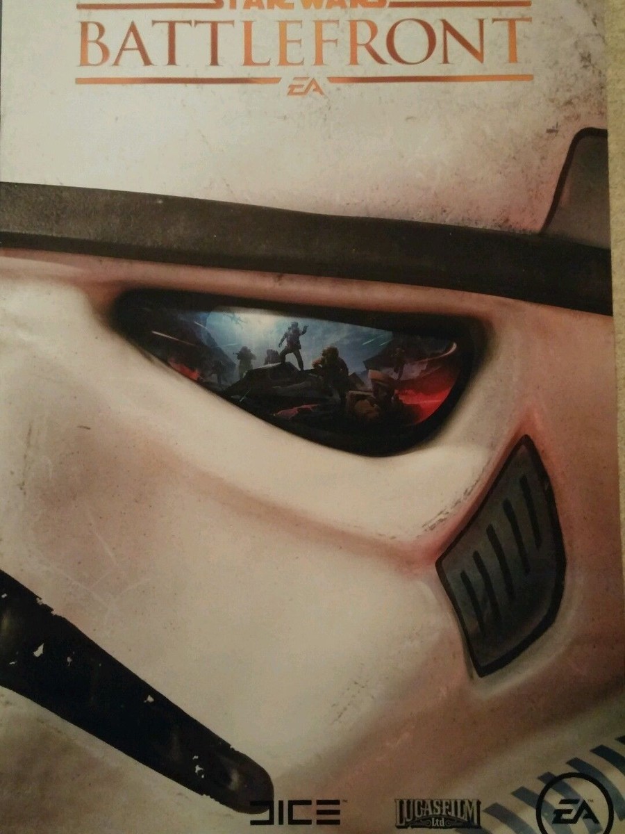 STAR WARS BATTLEFRONT 2 - Plv Poster Double Officiel Editeur De 2002 - Affiche