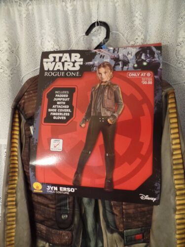 Jyn Erso Costume Star Wars Rogue One Child Girls Kid S 4-6 or L 12-14 - Picture 2 of 11