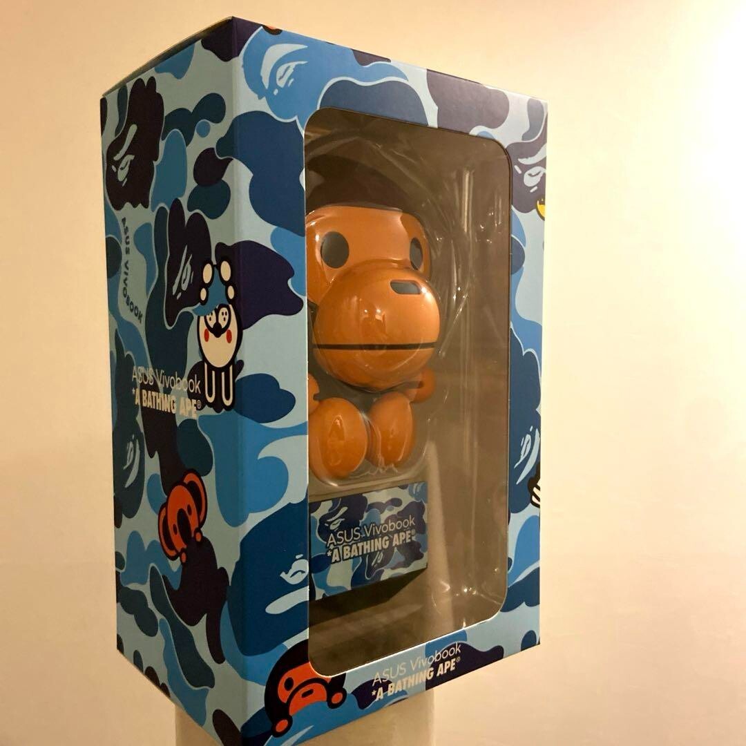 Asus Vivobook x A Bathing Ape Babymilo Figure Blue Bonus Novelty from Japan New Asus Vivobook x A Bathing Ape Babymilo Figure Blue Bonus Novelty from Japan New