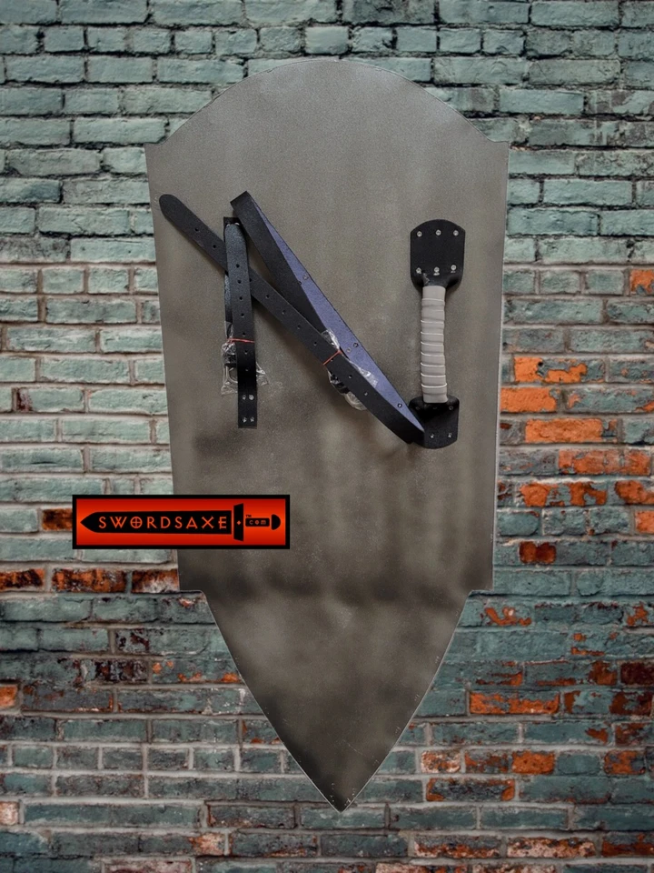 Lord of the Rings 刚铎盾牌 曲面 木雕 白色 树 巨大 4 英尺 高 — 第 2/2 张图片