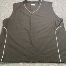 Cutter & Buck Mens XL CB WindTec Golf Vest Sleeveless Black V Neck