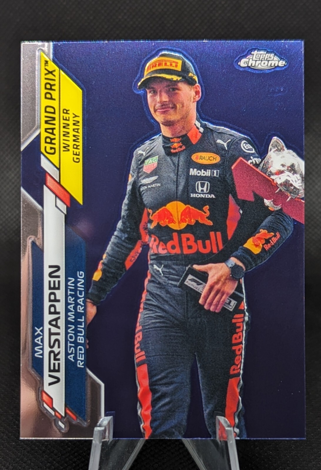 2020 Topps Chrome Formula 1 #143 Max Verstappen Grand Prix Winner Germany RB