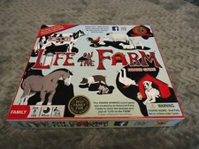 FUN GAMES LIFE ON THE FARM BOARD GAME ( new not sealed ) ^