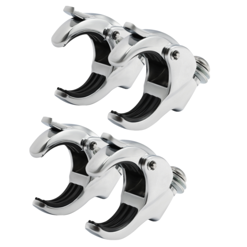 4pcs 49mm Windshield Clamps Fit For Harley Fat Street Bob Low Rider 2018-2024 US - Picture 1 of 16